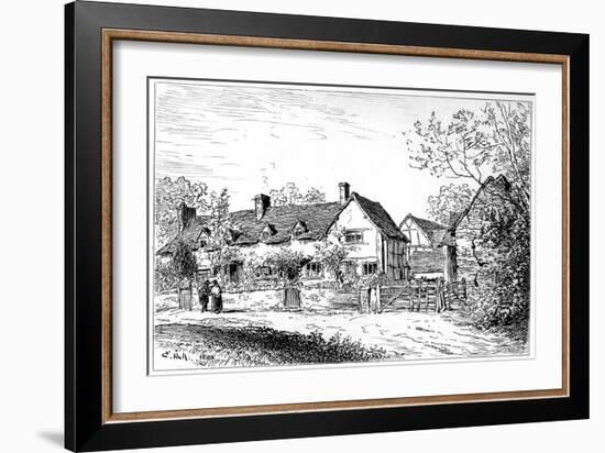 Mary Arden's Cottage at Wilmcote, Warwickshire, 1885-Edward Hull-Framed Giclee Print