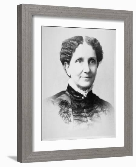 Mary Baker Eddy (1821-1910) (B/W Photo)-American Photographer-Framed Giclee Print