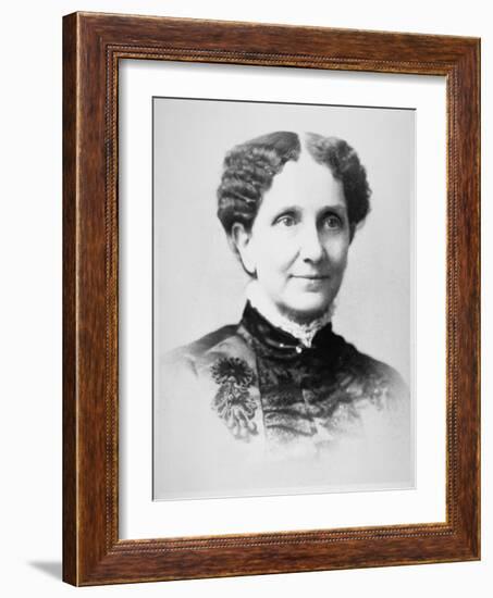 Mary Baker Eddy (1821-1910) (B/W Photo)-American Photographer-Framed Giclee Print