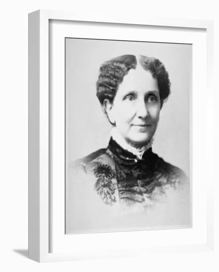 Mary Baker Eddy (1821-1910) (B/W Photo)-American Photographer-Framed Giclee Print