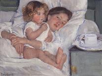 Little Girl in a Blue Armchair, 1878-Mary Cassatt-Giclee Print