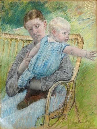 The Cradle - Camille with the Artist's Son Jean