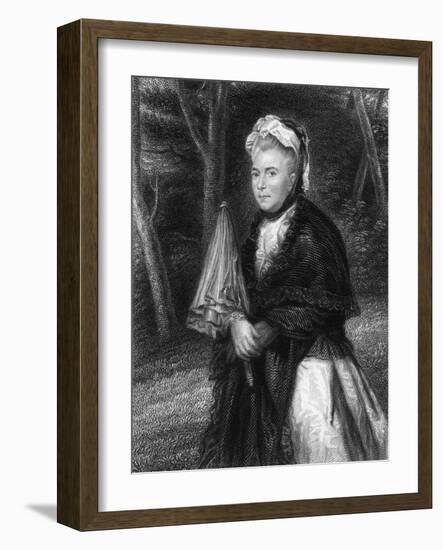 Mary Countess Bute-Sir Joshua Reynolds-Framed Art Print