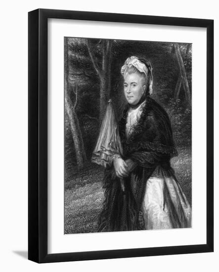 Mary Countess Bute-Sir Joshua Reynolds-Framed Art Print