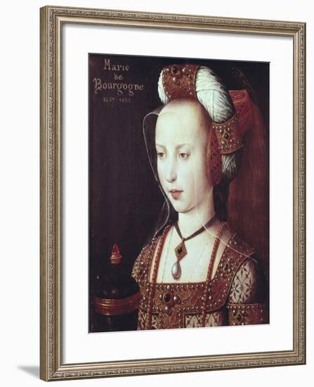 Mary, Duchess of Burgundy (1457-1482)-null-Framed Art Print