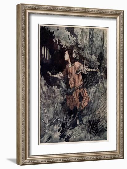 Mary Finds the Door-Charles Robinson-Framed Art Print