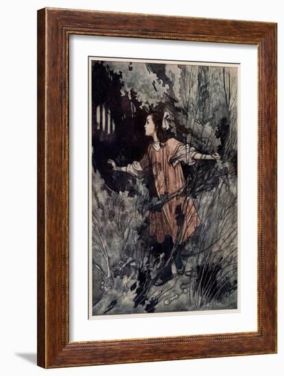 Mary Finds the Door-Charles Robinson-Framed Art Print
