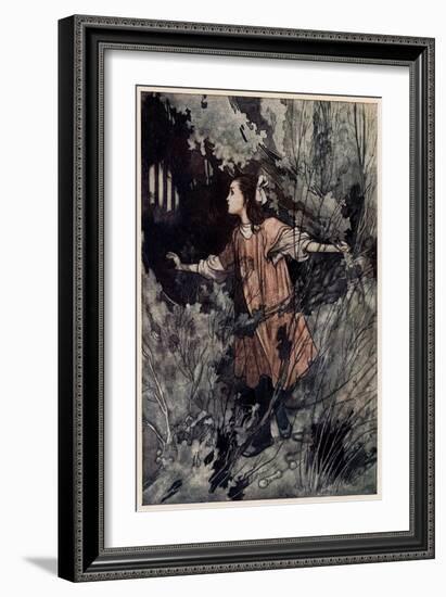 Mary Finds the Door-Charles Robinson-Framed Art Print