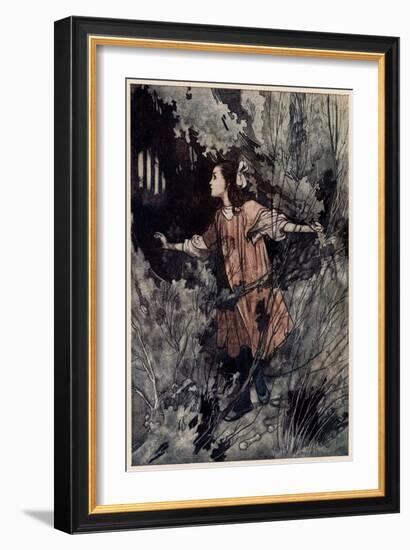 Mary Finds the Door-Charles Robinson-Framed Art Print