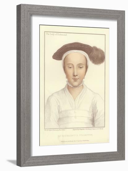 Mary Fitzroy, Duchess of Richmond and Somerset-Hans Holbein the Younger-Framed Giclee Print