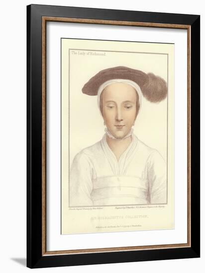 Mary Fitzroy, Duchess of Richmond and Somerset-Hans Holbein the Younger-Framed Giclee Print