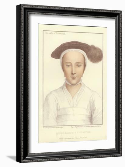 Mary Fitzroy, Duchess of Richmond and Somerset-Hans Holbein the Younger-Framed Giclee Print