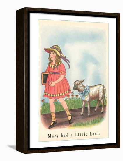 Mary had a Little Lamb-null-Framed Stretched Canvas