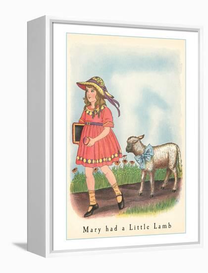 Mary had a Little Lamb-null-Framed Stretched Canvas