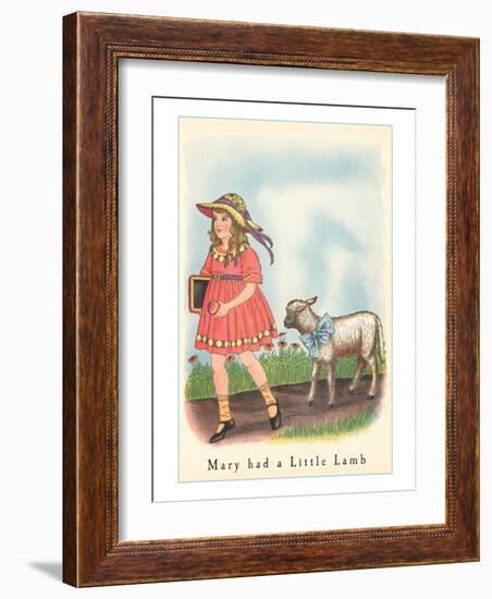 Mary had a Little Lamb-null-Framed Art Print