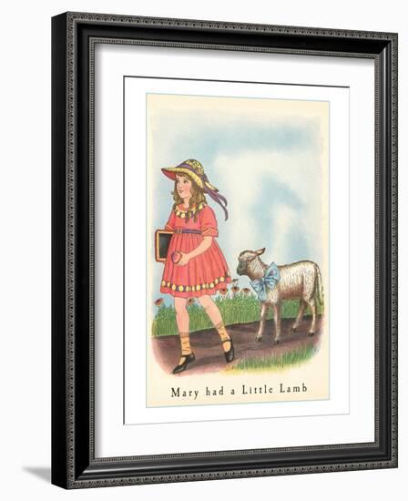 Mary had a Little Lamb-null-Framed Art Print