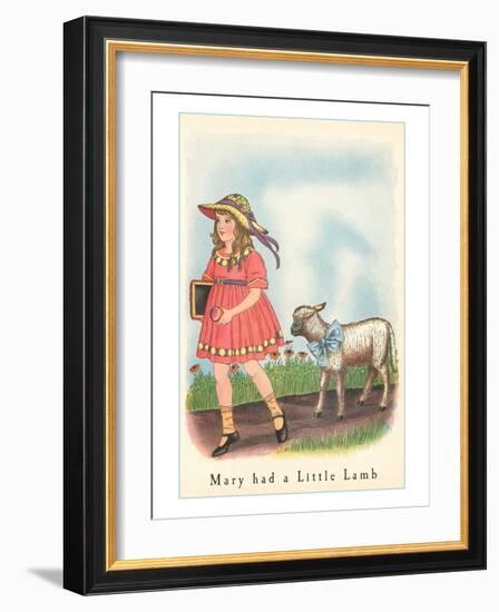 Mary had a Little Lamb-null-Framed Art Print