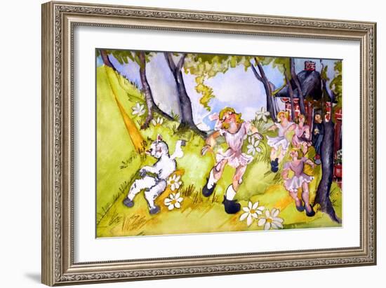 Mary Had a little Lamb-Zelda Fitzgerald-Framed Art Print