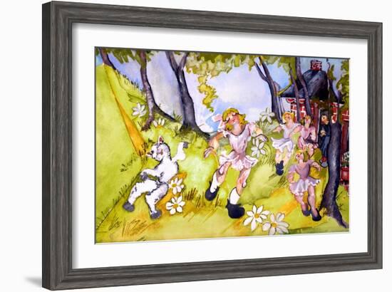 Mary Had a little Lamb-Zelda Fitzgerald-Framed Art Print