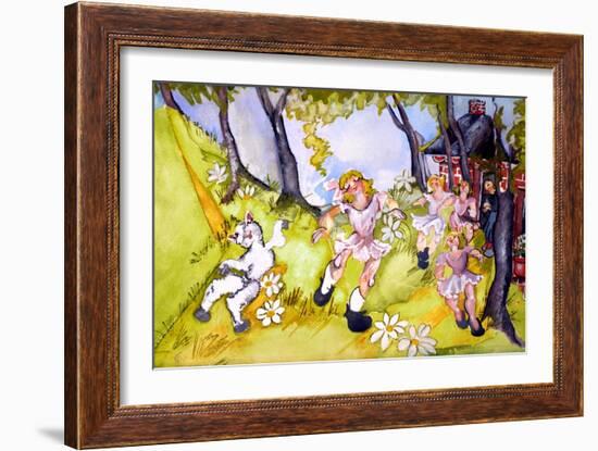 Mary Had a little Lamb-Zelda Fitzgerald-Framed Art Print