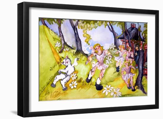 Mary Had a little Lamb-Zelda Fitzgerald-Framed Art Print