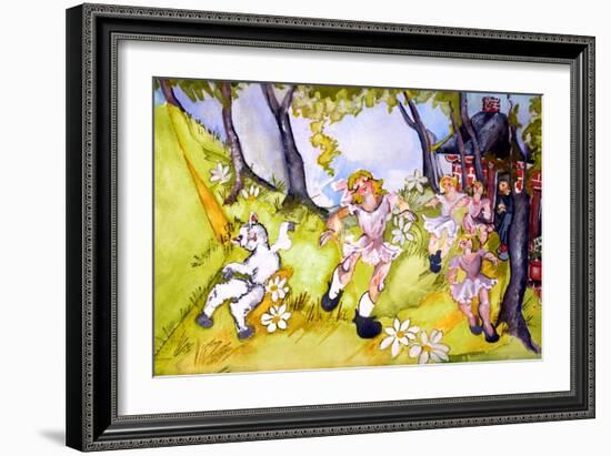 Mary Had a little Lamb-Zelda Fitzgerald-Framed Art Print