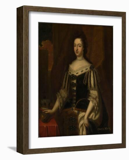 Mary II (1662-1694), Late 17Th Century (Oil on Canvas)-Godfrey Kneller-Framed Giclee Print