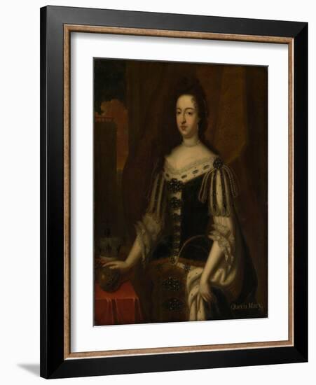 Mary II (1662-1694), Late 17Th Century (Oil on Canvas)-Godfrey Kneller-Framed Giclee Print