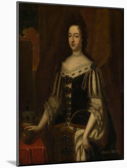 Mary II (1662-1694), Late 17Th Century (Oil on Canvas)-Godfrey Kneller-Mounted Giclee Print