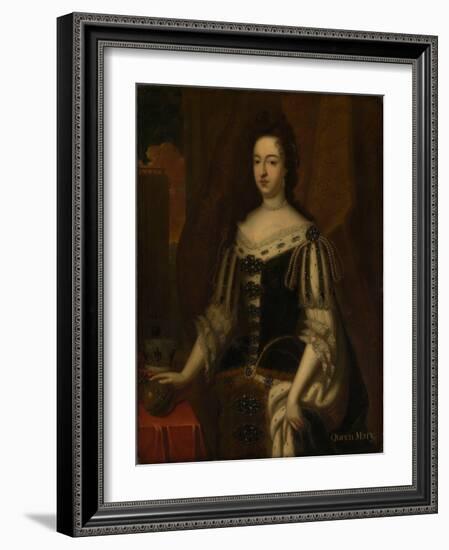Mary II (1662-1694), Late 17Th Century (Oil on Canvas)-Godfrey Kneller-Framed Giclee Print