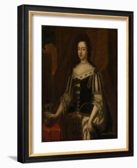 Mary II (1662-1694), Late 17Th Century (Oil on Canvas)-Godfrey Kneller-Framed Giclee Print