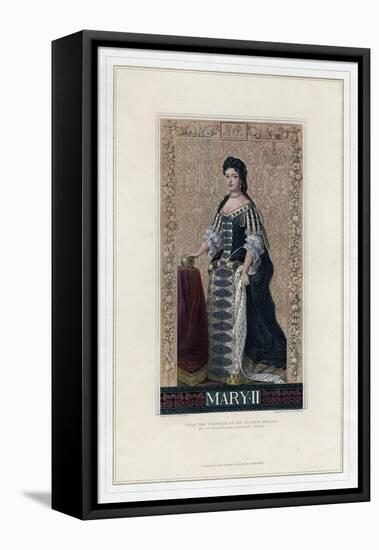 Mary II, Queen of England, Scotland and Ireland-R Anderson-Framed Premier Image Canvas