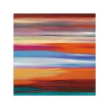 Painted Skies 1-Mary Johnston-Framed Giclee Print