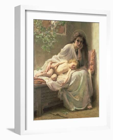 "Mary Kept All These Things and Pondered Them in Her Heart"-Alice Havers-Framed Giclee Print