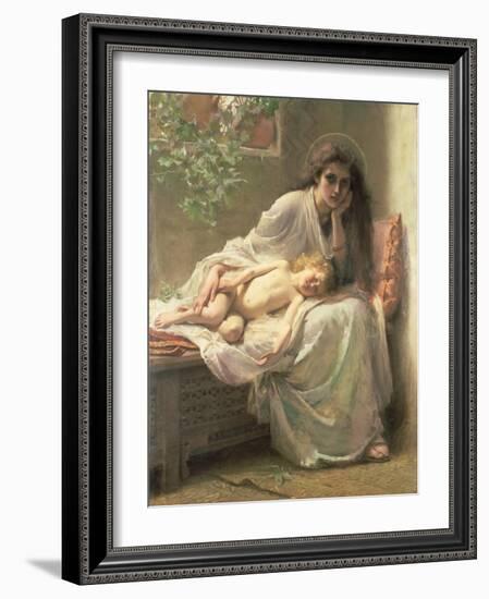 "Mary Kept All These Things and Pondered Them in Her Heart"-Alice Havers-Framed Giclee Print