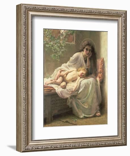 "Mary Kept All These Things and Pondered Them in Her Heart"-Alice Havers-Framed Giclee Print