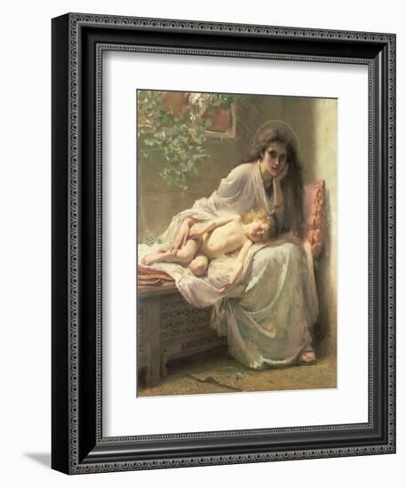 "Mary Kept All These Things and Pondered Them in Her Heart"-Alice Havers-Framed Giclee Print