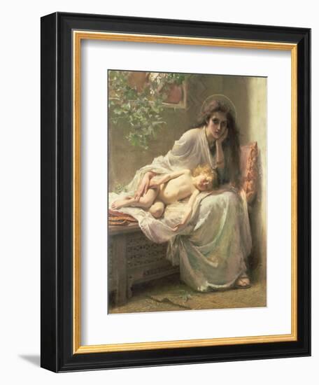 "Mary Kept All These Things and Pondered Them in Her Heart"-Alice Havers-Framed Giclee Print