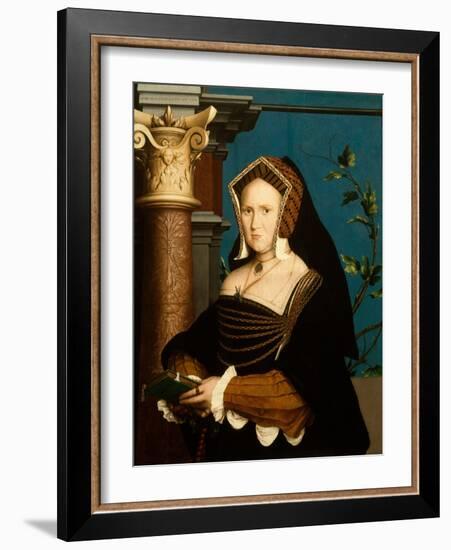 Mary, Lady Guildford, 1527-Hans Holbein the Younger-Framed Giclee Print