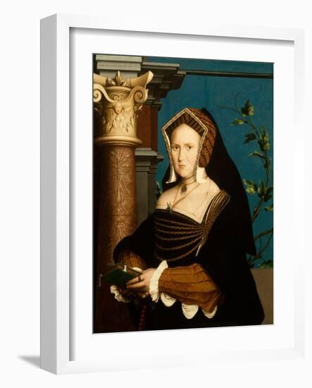 Mary, Lady Guildford, 1527-Hans Holbein the Younger-Framed Giclee Print