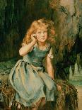 Portrait of Nancy, Daughter of Arthur Tooth-Mary Lemon Waller-Premier Image Canvas