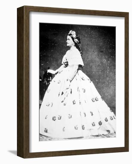 Mary Lincoln-Mathew Brady-Framed Photographic Print