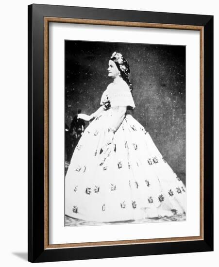 Mary Lincoln-Mathew Brady-Framed Photographic Print