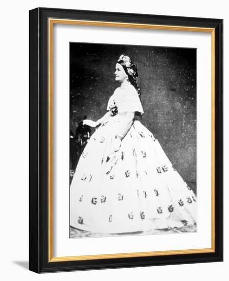 Mary Lincoln-Mathew Brady-Framed Photographic Print