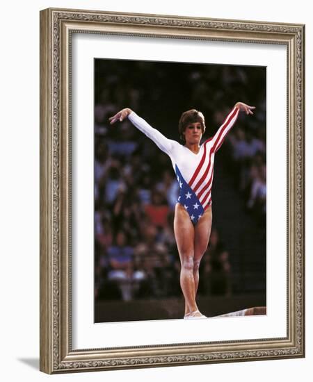 Mary Lou Retton in the Competition-null-Framed Photographic Print