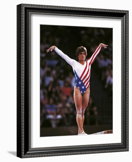 Mary Lou Retton in the Competition-null-Framed Photographic Print