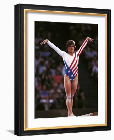 Mary Lou Retton in the Competition-null-Framed Photographic Print