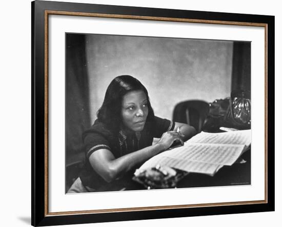 Mary Lou Williams-W^ Eugene Smith-Framed Premium Photographic Print