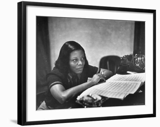 Mary Lou Williams-W^ Eugene Smith-Framed Premium Photographic Print