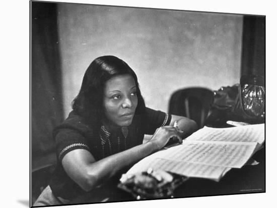 Mary Lou Williams-W^ Eugene Smith-Mounted Premium Photographic Print